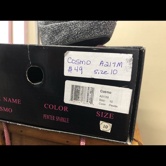 The “Cosmo” Shoe by Night Moves by Allure size 10 Pewter - Picture 2 of 5